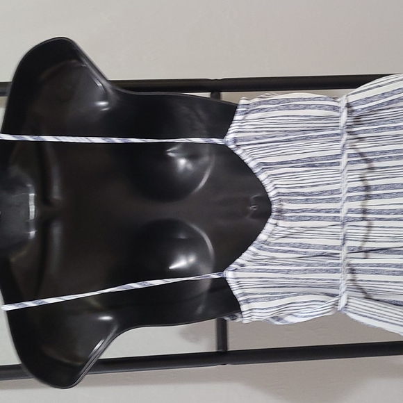 Jumpsuoy Striped blur/cream - Picture 4 of 5